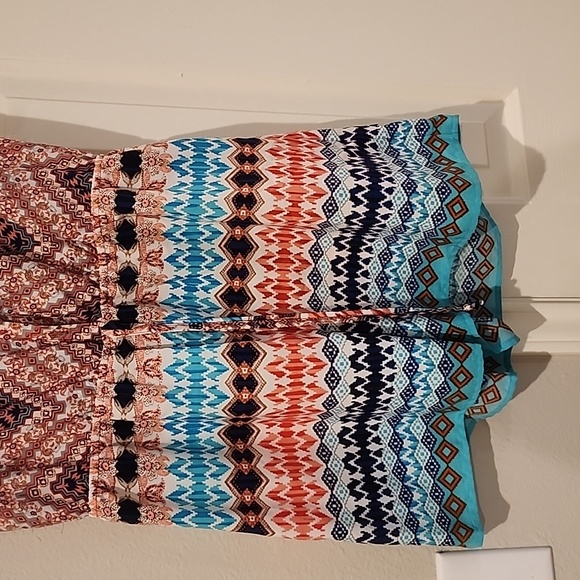 Print ladies short romper - Picture 3 of 3